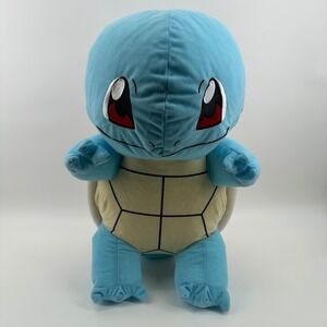 Pokemon Squirtle Plush Large 20 Inch Stuffed Animal Toy Blue Nintendo Jazwares